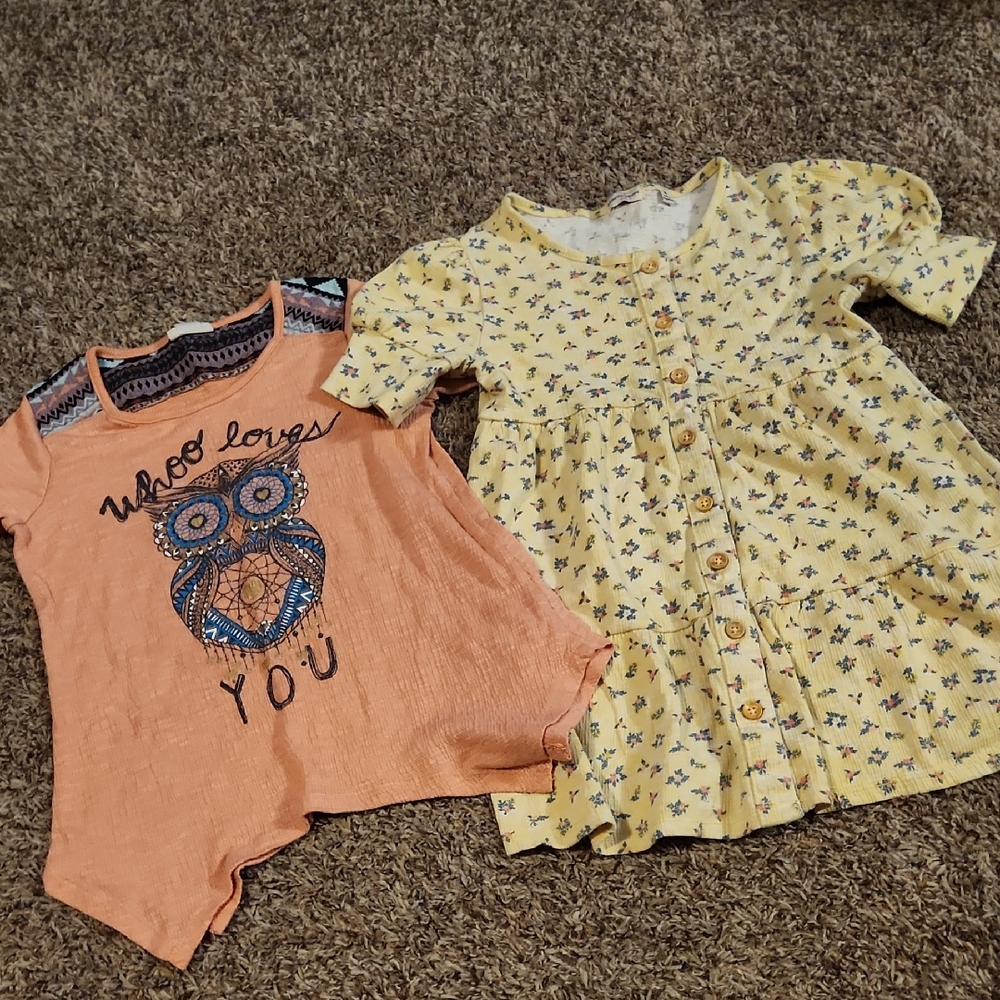 $3/Bundled- Girls Tops 💛🧡